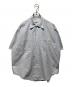 MARKA（マーカ）の古着「WORK SHIRT S/S ORGANIC COTTON OXFORD STRIPE」｜ブルー