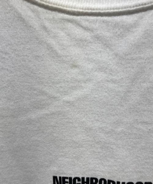 NEIGHBORHOOD（ネイバーフッド）NEIGHBORHOOD (ネイバーフッド) ロゴＴシャツ ホワイト サイズ:Ｌの古着・服飾アイテム