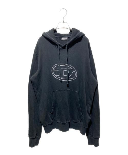DIESEL（ディーゼル）DIESEL (ディーゼル) S-Ginn-Hood-E4 ブラック サイズ:Mの古着・服飾アイテム