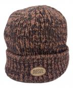 DIESELディーゼル）の古着「ビーニー帽」｜ブラウン