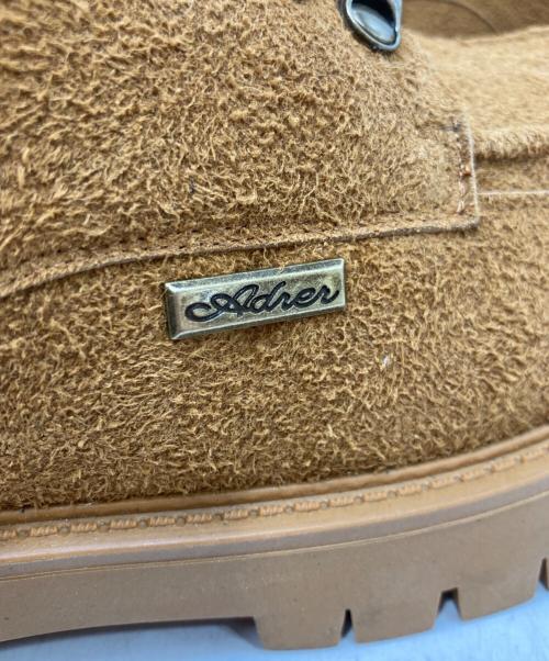 ADRER（アドラー）ADRER (アドラー) High Sole brushed Lace-Up Shoes / ハイソール ブラッシュドレースアップ シューズ ブラウン サイズ:XLの古着・服飾アイテム