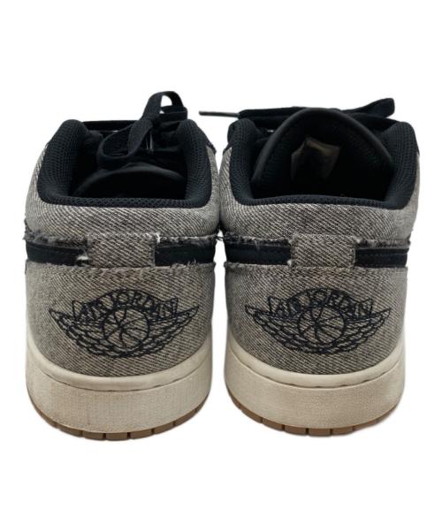 NIKE（ナイキ）NIKE (ナイキ) Air Jordan 1 Low SE/ローカットスニーカー ブラック×グレー サイズ:27.5cmの古着・服飾アイテム