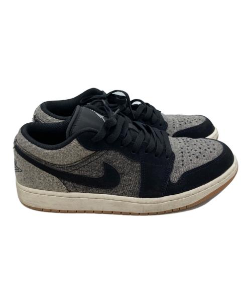 NIKE（ナイキ）NIKE (ナイキ) Air Jordan 1 Low SE/ローカットスニーカー ブラック×グレー サイズ:27.5cmの古着・服飾アイテム