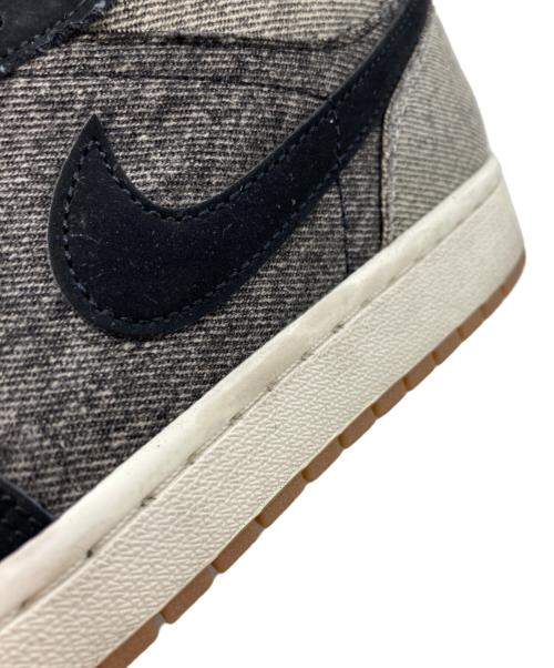 NIKE（ナイキ）NIKE (ナイキ) Air Jordan 1 Low SE/ローカットスニーカー ブラック×グレー サイズ:27.5cmの古着・服飾アイテム