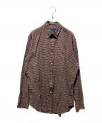 RALPH LAURENラルフローレン）の古着「チェックシャツ」｜ブラウン