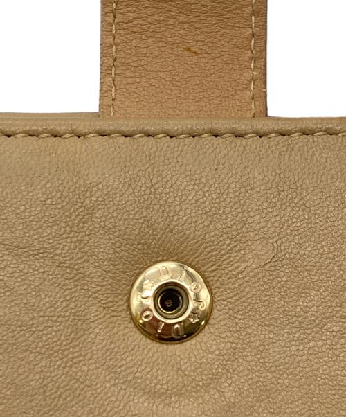 Christian Dior（クリスチャン ディオール）Christian Dior (クリスチャン ディオール) ミニレザーウォレット ベージュの古着・服飾アイテム