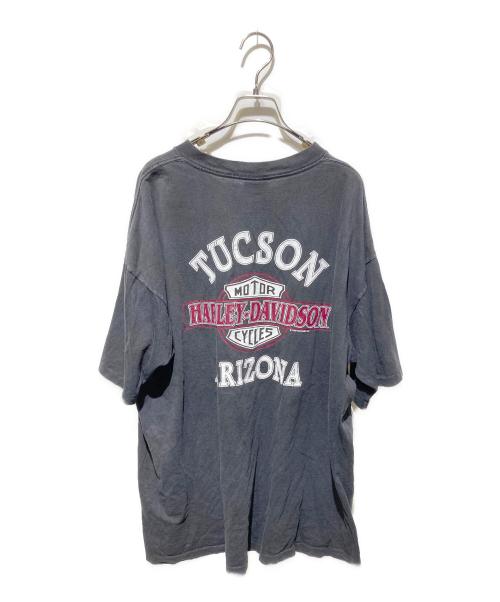 HARLEY-DAVIDSON（ハーレーダビッドソン）HARLEY-DAVIDSON (ハーレーダビッドソン) 90s イーグルプリントTシャツ ブラック サイズ:XLの古着・服飾アイテム