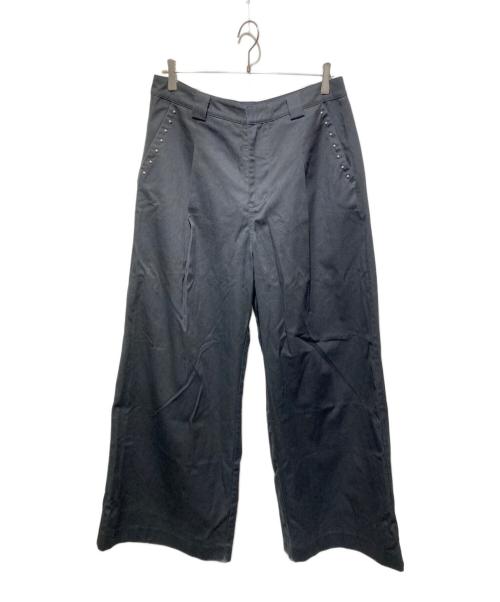 Jaded London（ジェイデッドロンドン）JADED LONDON (ジェイデッドロンドン) スタッズワイドパンツ ブラック サイズ:W32の古着・服飾アイテム