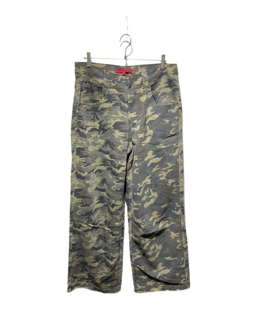 Jaded London（ジェイデッドロンドン）JADED LONDON (ジェイデッドロンドン) カモフラワイドパンツ カーキ サイズ:W32の古着・服飾アイテム