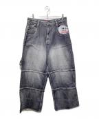 Jaded Londonジェイデッドロンドン）の古着「Colossus Carpenter Jeans/デニムパンツ」｜ブラック