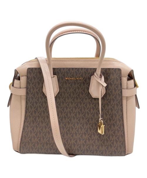 MICHAEL KORS（マイケルコース）MICHAEL KORS (マイケルコース) 2WAYショルダーバッグ ピンクの古着・服飾アイテム