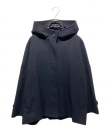 MACKINTOSH LONDON（マッキントッシュ ロンドン）の古着「ファインウールメルトンフーデッドショートコート」｜ブラック