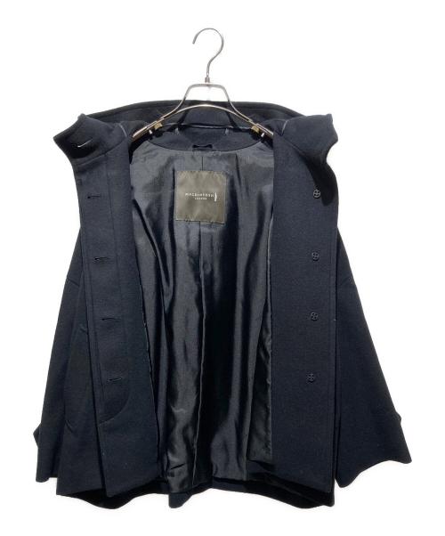 MACKINTOSH LONDON（マッキントッシュ ロンドン）MACKINTOSH LONDON (マッキントッシュ ロンドン) ファインウールメルトンフーデッドショートコート ブラック サイズ:38の古着・服飾アイテム