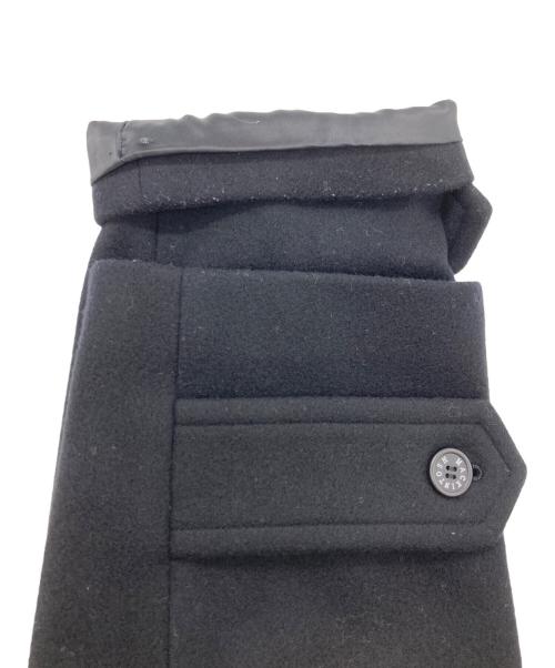 MACKINTOSH LONDON（マッキントッシュ ロンドン）MACKINTOSH LONDON (マッキントッシュ ロンドン) ファインウールメルトンフーデッドショートコート ブラック サイズ:38の古着・服飾アイテム