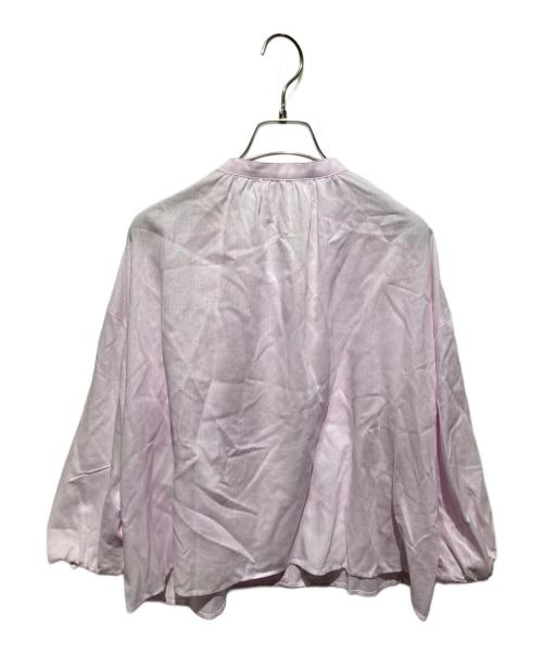 MACKINTOSH PHILOSOPHY（マッキントッシュ フィロソフィー）MACKINTOSH PHILOSOPHY (マッキントッシュ フィロソフィー) リネンミックススキッパーブラウス ピンク サイズ:36の古着・服飾アイテム