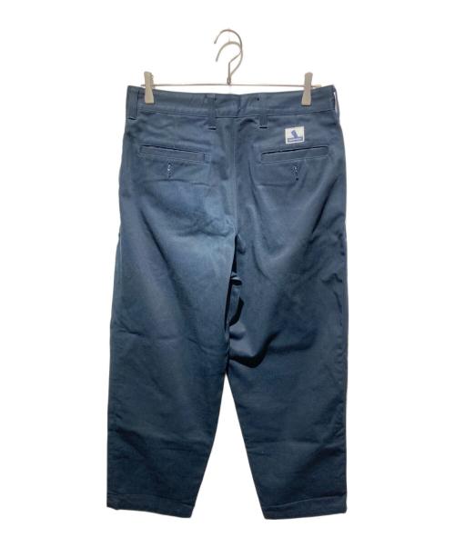 DESCENDANT（ディセンダント）DESCENDANT (ディセンダント) タックパンツ ネイビー サイズ:2の古着・服飾アイテム