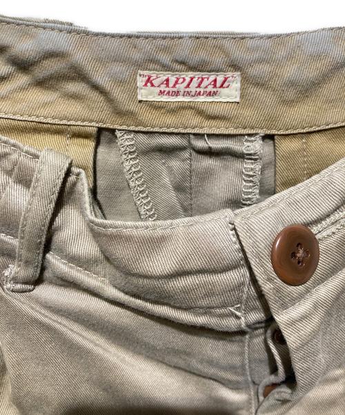 KAPITAL（キャピタル）KAPITAL (キャピタル) タックパンツ ベージュ サイズ:Ｍの古着・服飾アイテム