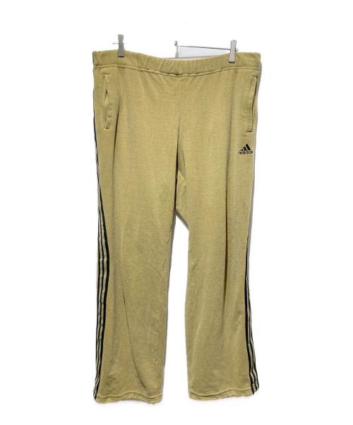 adidas（アディダス）adidas (アディダス) デサント期 パイル地 トラックパンツ ベージュ サイズ:XOの古着・服飾アイテム