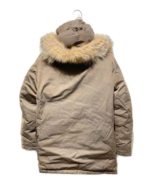 WOOLRICH（ウールリッチ）WOOLRICH (ウールリッチ) カモ柄ダウンジャケット ブラウン サイズ:Ｓの古着・服飾アイテム