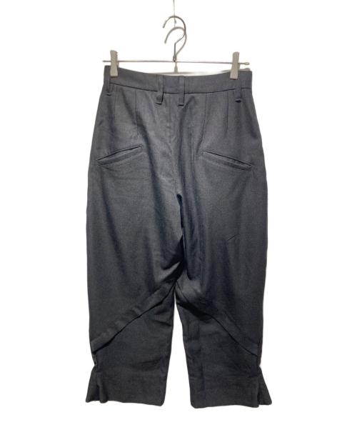 Knuth Marf（クヌースマーフ）Knuth Marf (クヌースマーフ) front slit pants ブラック サイズ:ＸＳの古着・服飾アイテム