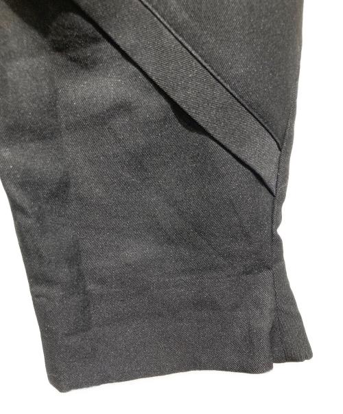 Knuth Marf（クヌースマーフ）Knuth Marf (クヌースマーフ) front slit pants ブラック サイズ:ＸＳの古着・服飾アイテム