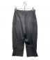 Knuth Marf (クヌースマーフ) front slit pants ブラック サイズ:ＸＳ：5000円