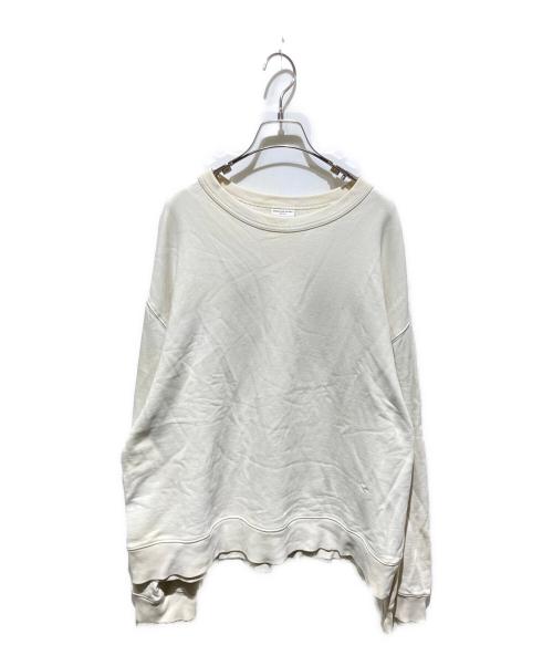 DRIES VAN NOTEN（ドリスヴァンノッテン）DRIES VAN NOTEN (ドリスヴァンノッテン) クルーネックスウェット アイボリー サイズ:Ｍの古着・服飾アイテム