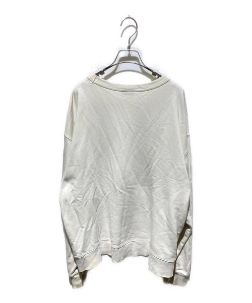 DRIES VAN NOTEN（ドリスヴァンノッテン）DRIES VAN NOTEN (ドリスヴァンノッテン) クルーネックスウェット アイボリー サイズ:Ｍの古着・服飾アイテム