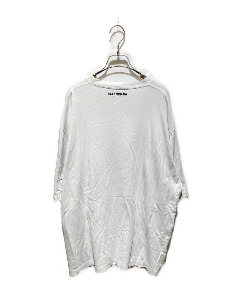 BALENCIAGA（バレンシアガ）BALENCIAGA (バレンシアガ) スマイルロゴTシャツ ホワイト サイズ:XXSの古着・服飾アイテム