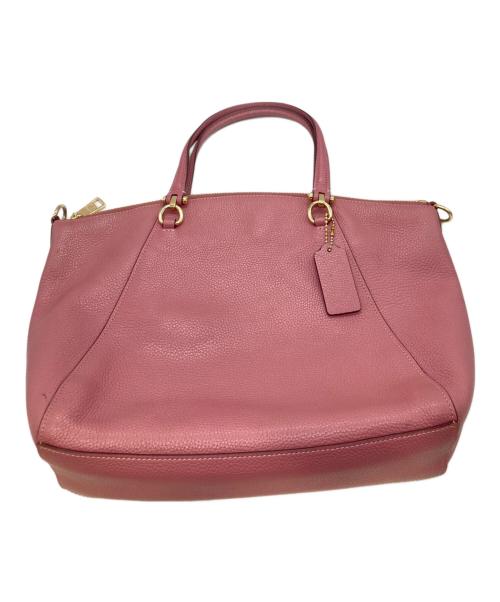 COACH（コーチ）COACH (コーチ) 2WAYバッグ ピンクの古着・服飾アイテム
