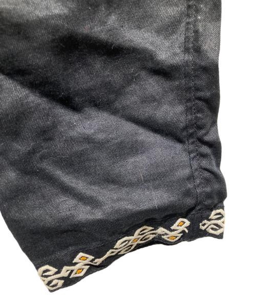 BEAMS（ビームス）BEAMS (ビームス) リネンフーデッドジャケット ブラック サイズ:Ｌの古着・服飾アイテム
