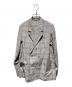 MACKINTOSH PHILOSOPHY（マッキントッシュ フィロソフィー）の古着「チェックダブルジャケット」｜グレー×ベージュ