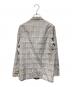 MACKINTOSH PHILOSOPHY (マッキントッシュ フィロソフィー) チェックダブルジャケット グレー×ベージュ サイズ:2：8000円