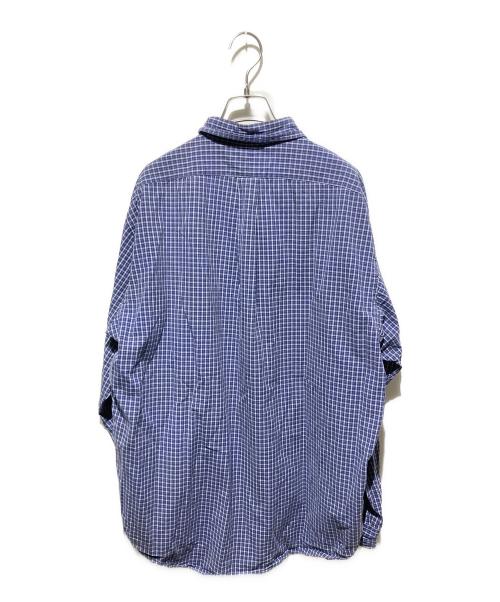 RALPH LAUREN（ラルフローレン）RALPH LAUREN (ラルフローレン) チェックシャツ ブルー×ホワイト サイズ:Ｌの古着・服飾アイテム