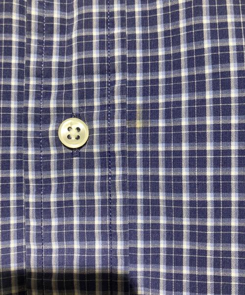 RALPH LAUREN（ラルフローレン）RALPH LAUREN (ラルフローレン) チェックシャツ ブルー×ホワイト サイズ:Ｌの古着・服飾アイテム