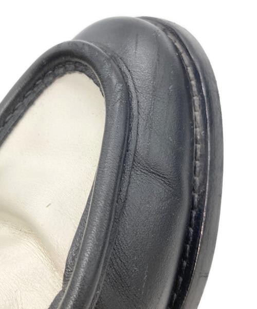 BOTTEGA VENETA（ボッテガベネタ）BOTTEGA VENETA (ボッテガベネタ) Astaire ローファー ホワイト×ブラック サイズ:39の古着・服飾アイテム