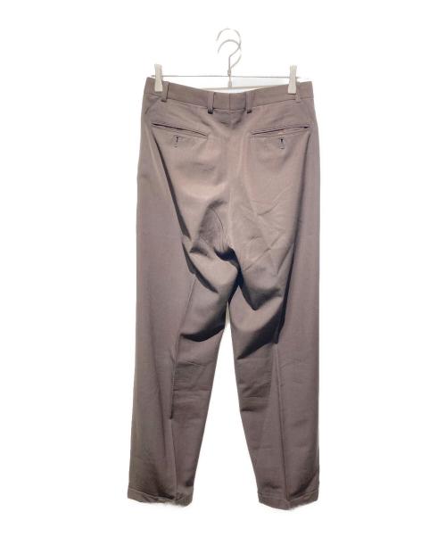 ISSEY MIYAKE MEN（イッセイミヤケメン）ISSEY MIYAKE MEN (イッセイミヤケメン) 2タックスラックスパンツ ブラウン サイズ:Ｍの古着・服飾アイテム