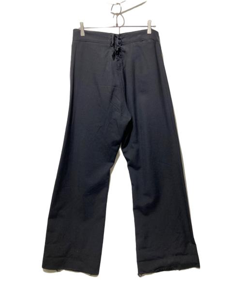 U'S NAVY（ユーエスネイビー）U'S NAVY (ユーエスネイビー) ミリタリーマリンパンツ ブラック サイズ:34Lの古着・服飾アイテム