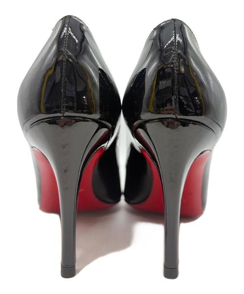 Christian Louboutin（クリスチャン・ルブタン）Christian Louboutin (クリスチャン・ルブタン) パテントヒールパンプス ブラック サイズ:35の古着・服飾アイテム