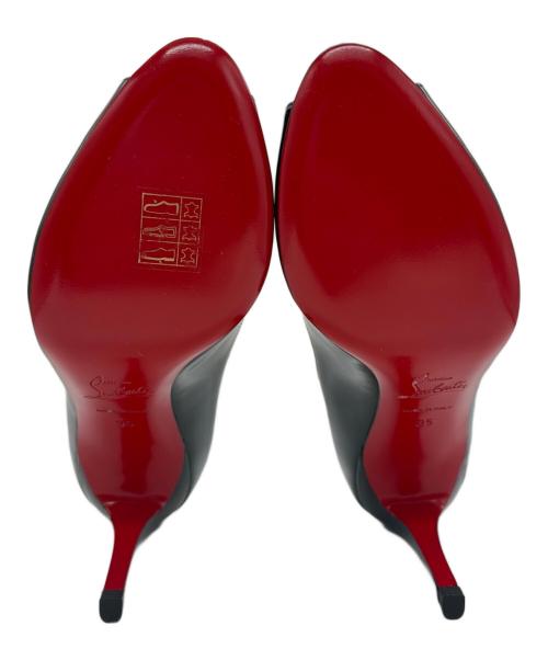 Christian Louboutin（クリスチャン・ルブタン）Christian Louboutin (クリスチャン・ルブタン) パテントヒールパンプス ブラック サイズ:35の古着・服飾アイテム