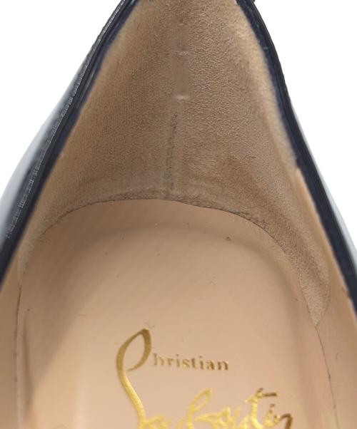 Christian Louboutin（クリスチャン・ルブタン）Christian Louboutin (クリスチャン・ルブタン) パテントヒールパンプス ブラック サイズ:35の古着・服飾アイテム