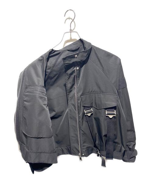 ZARA（ザラ）ZARA (ザラ) NEW COLLECTION BUCKLED BOMBER ブラック サイズ:Ｍの古着・服飾アイテム