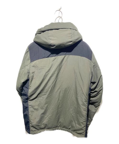 GERRY（ジェリー）GERRY (ジェリー) フーデッドダウンジャケット ブラック×グリーン サイズ:Ｌの古着・服飾アイテム