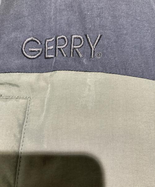 GERRY（ジェリー）GERRY (ジェリー) フーデッドダウンジャケット ブラック×グリーン サイズ:Ｌの古着・服飾アイテム