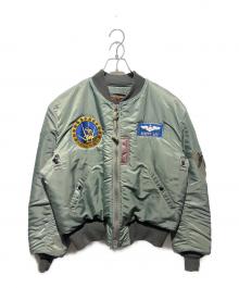 BUZZ RICKSON'S（バズリクソンズ）の古着「TYPE MA-1 “LION UNIFORM INC.”」｜カーキ