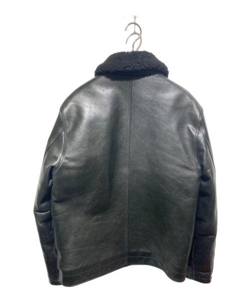 Y2 LEATHER（ワイツーレザー）Y2 LEATHER (ワイツーレザー) GOAT SKIN Type N-1 ブラック サイズ:44の古着・服飾アイテム