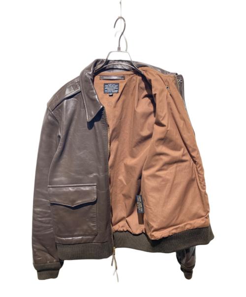 中田商店（中田商店）中田商店 (中田商店) A-2 フライトジャケット ブラウン サイズ:42の古着・服飾アイテム