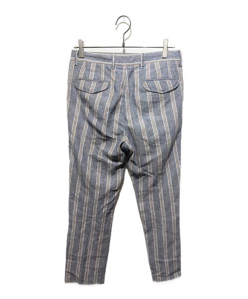GERMANO（ジェルマーノ）GERMANO (ジェルマーノ) ストライプパンツ グレー サイズ:44の古着・服飾アイテム