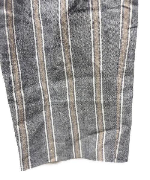 GERMANO（ジェルマーノ）GERMANO (ジェルマーノ) ストライプパンツ グレー サイズ:44の古着・服飾アイテム