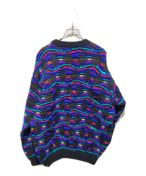 Coogi（クージー）Coogi (クージー) ３Dニット マルチカラー サイズ:Ｍの古着・服飾アイテム